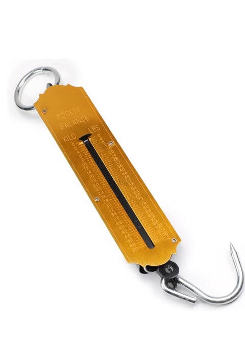 Spring Balance Hanging Hook Handheld Metal Weighing Scale Kilo (150kg)