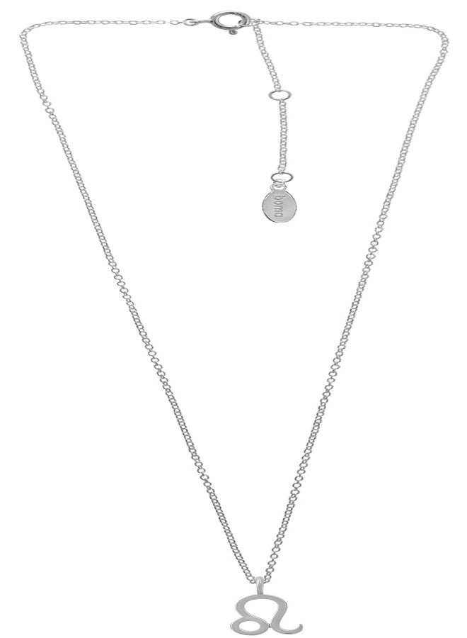 Boma Jewelry Sterling Silver Zodiac Sign Pendant Necklace, 18 Inches (Leo July 23-Aug 22) - Image 3