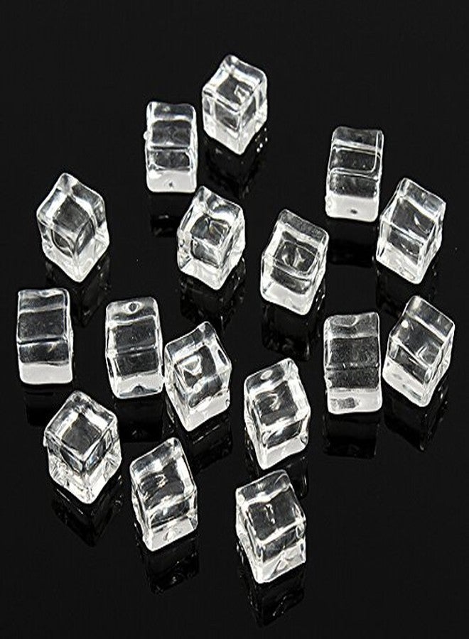 تينسيري مجموعة جديدة من تينسيري مكونة من 16 قطعة من مكعبات الثلج الاصطناعية الشفافة المربعة المصنوعة من الأكريليك (1.5 سم) - Image 4