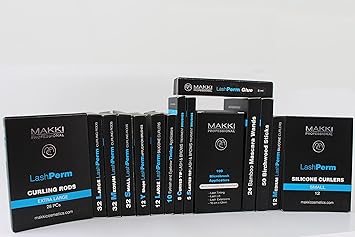 Makki 5 Curved Tip Brush Applicators for Eyelash tint Eye Brow tinting and lash perm curl - Image 5