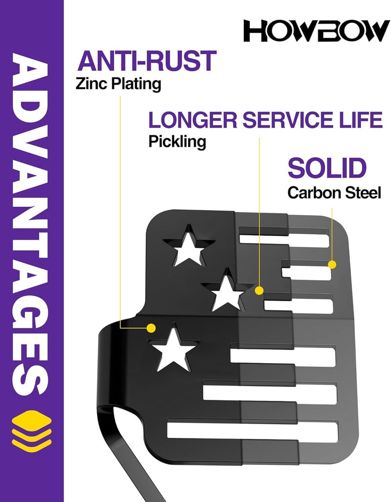 HOWBOW Go Kart Big Pedals Kit with 71" Throttle Cable - Upgrade Brake Throttle Star Pedals for 212cc 196cc Go Karts - Image 2