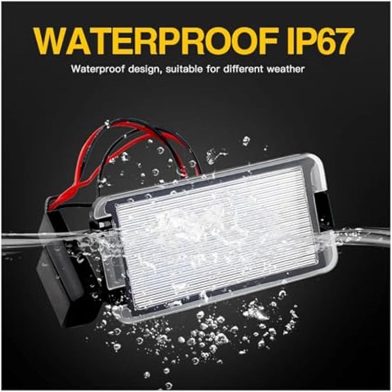 DEMULAX 2pcs Car Number License Plate Lights - Image 4