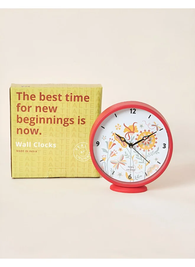 Teal by Chumbak |Sunshine Garden Table and Wall clock
