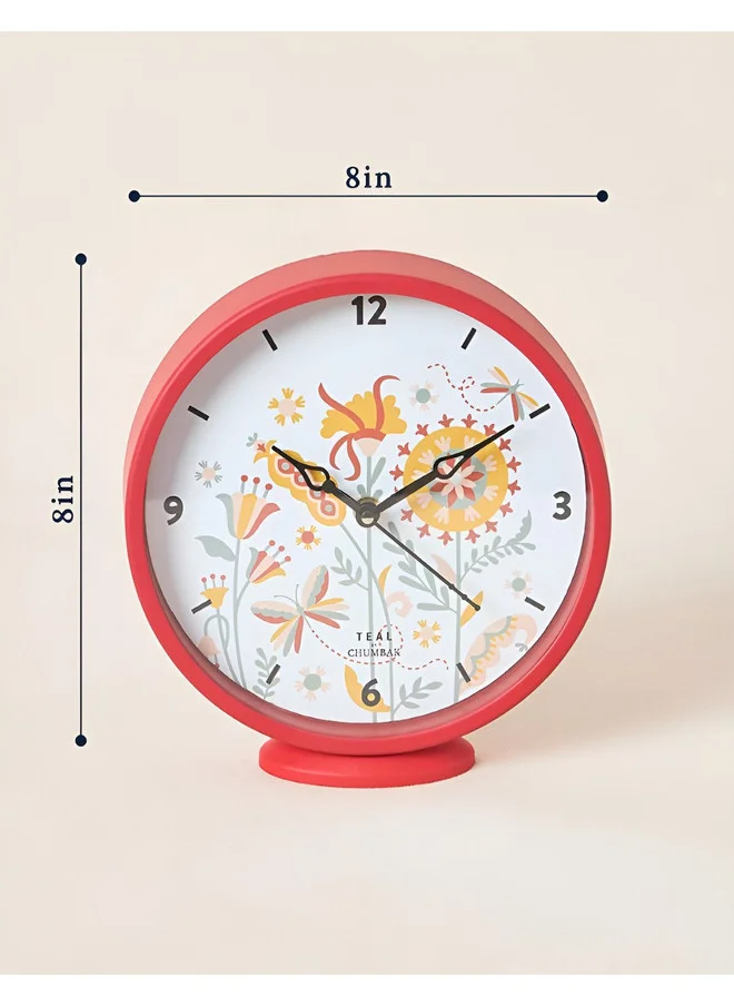 Chumbak  Teal by Chumbak |Sunshine Garden Table and Wall clock  | Best Price UAE