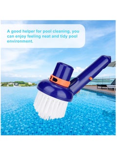Excefore Pool Brush Head for Inground Pools, 2.99" Pool Step & Corner Vacuum Brush, Plastic Nylon Bristles Pool Brushes for Cleaning Pool Walls, Floors Steps & Corners  - Image 5