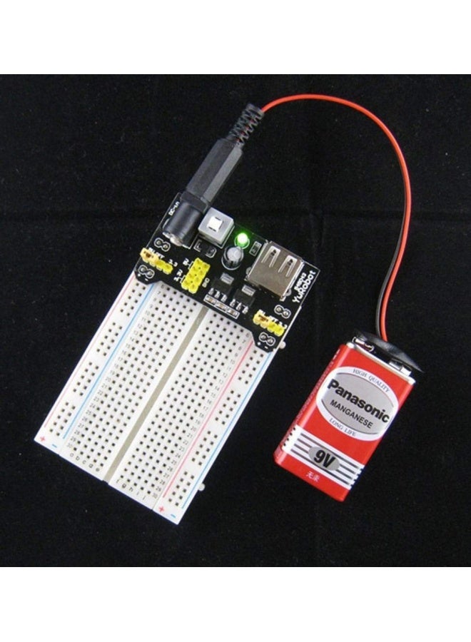 HiLetgo 5Pieces 3.3V 5V Power Supply Module For Mb102 102 Prototype Breadboard Dc 6.5-12V Or Usb Power Supply Module - Image 3