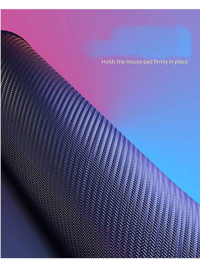 KASTWAVE - Gaming Mouse Pad, Extended Large Mousepad with Superior Micro-Weave Cloth, Waterproof Keyboard Pad with Stitched Edges, Non-Slip Base, 31.5 x 11.8 inch, Black - Image 1