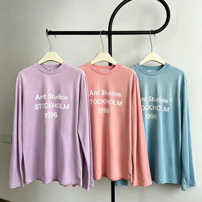 Share Favore 1996 Vintage Letter Print Multicolor Long Sleeve T-Shirt Unisex - Image 1