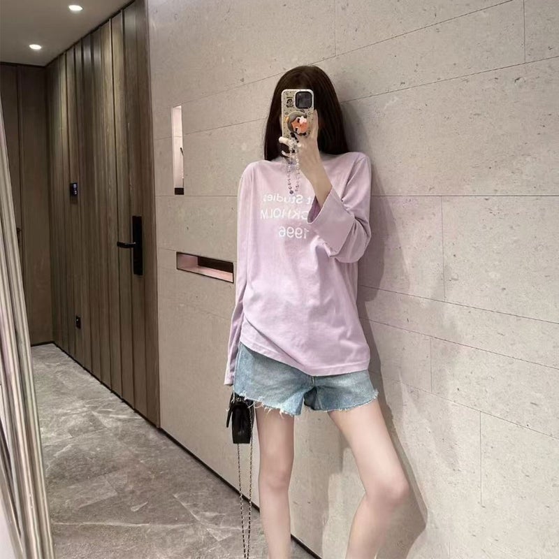 Share Favore 1996 Vintage Letter Print Multicolor Long Sleeve T-Shirt Unisex - Image 3