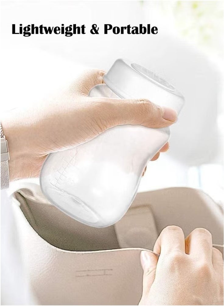 Ailily 6 Count Breastmilk Storage Bottles with Lock-Tight Cap, 6.3 Ounce / 180 Ml Breast Milk Storage Containers for Fridge, Breastmilk Storage Bag Alternative Breastfeeding Supplies - Image 2