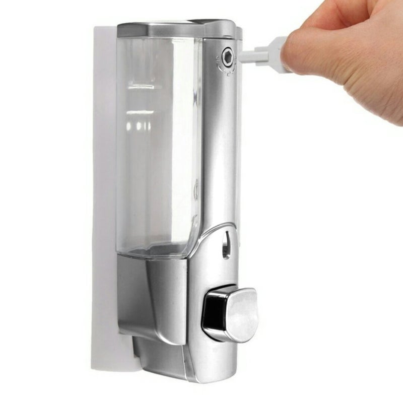Pindia Clear See Through Liquid Soap, Shampoo, Handwash Lotion Push Dispenser for Bathroom & Kitchen - Image 2