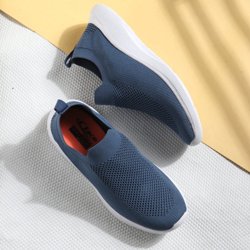 Face أحذية إيرفلو باللون الأزرق الشرقي للرجال - Image 3