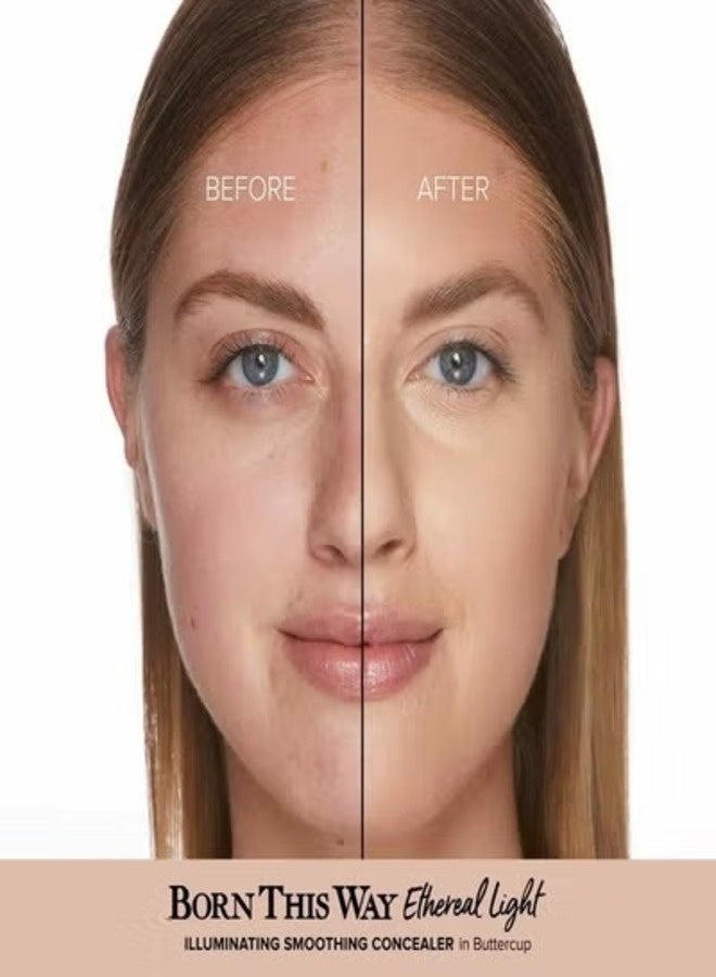 Too FacedCosmetics Too Faced Born This Way Ethereal Light Illuminating Smoothing Concealer Buttercup - Light With Neutral Undertones 5ml - Image 3