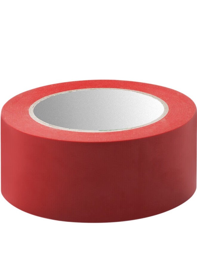 تانجو Tango Red شريط تحذيري، 48mm*30m*1 عبوة منطقة عمليات الأرضية شريط تحديد مواضع الأرضية، مقاوم للماء والرياح، شريط تحذيري غير لاصق - Image 5