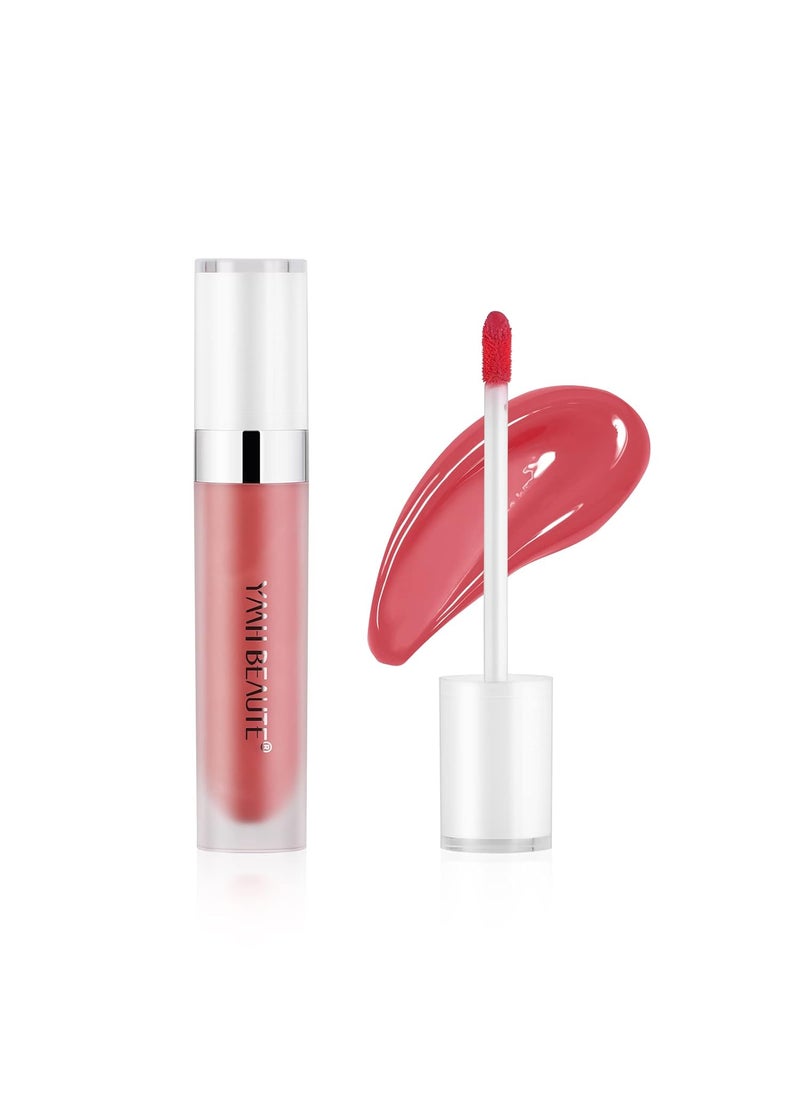 Ymh Beaute Liquid Blush Cream Blush Makeup Pigmented Lightweight Breathable Sheer Flush Waterproof LongWearing NaturalLooking Dewy Cheek Tint Cherry Red 01 