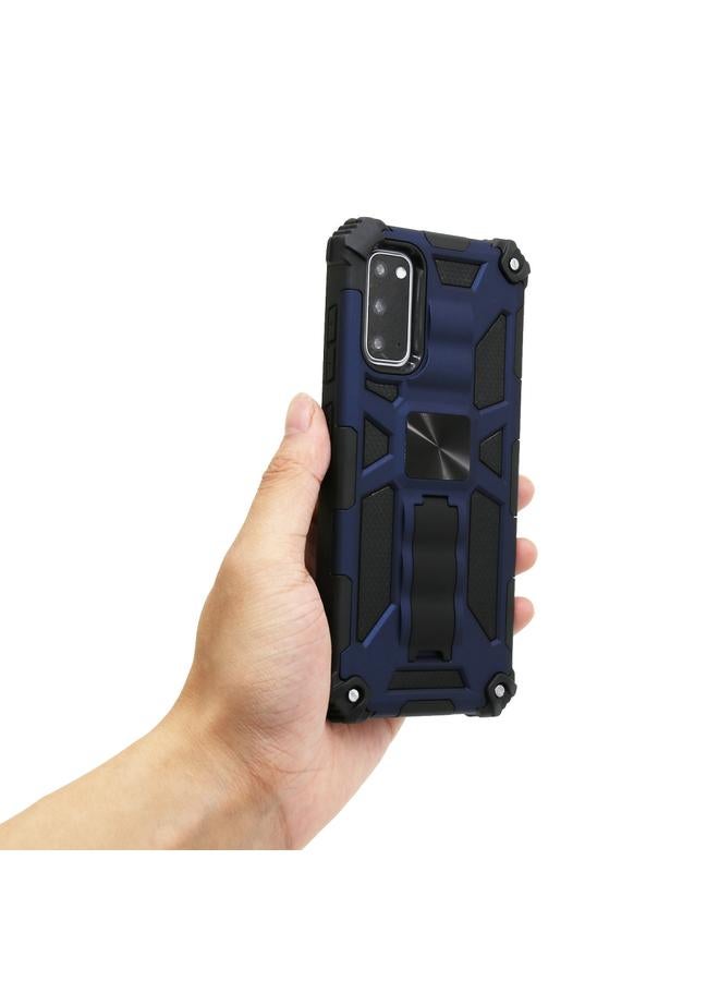اس-توب جراب لهاتف Galaxy S20 مقاوم للصدمات من مادة TPU + PC جراب واقٍ مغناطيسي مع حامل - Image 4