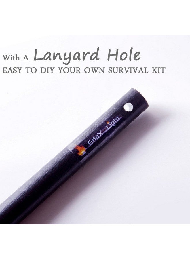 EricX Light Light 2 Pcs 1/2 Inch X 6 Inch Ferrocerium Rod Flint Fire Starter, Super Thick Rod Provide You A Decent Shower Of Sparks, Drilled A Lanyard Hold Great For Diy Your Own Survival Kit - Image 4