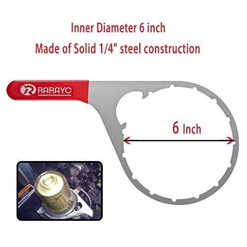 RARAYC Colar/Vent Cap Fuel Filter Wrench for 380134 382 Compatible with Detroit Diesel Truck Cummins Engines with 6 inch Inner Diameter - Image 2