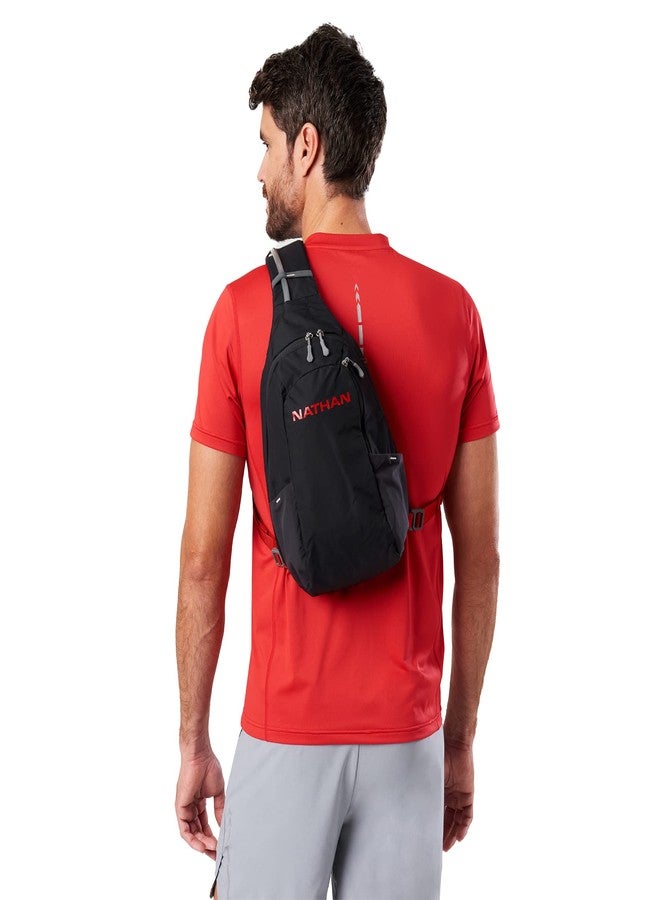 Nathan Limitless 8L Hydration Sling, Two Side Pockets & Small Zipper Stash Pocket for Essential Storage, Breathable & Moisture Wicking - Image 5