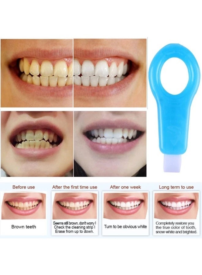 Professional Instant Teeth Whitening & Stain Remover Tool - Effective Against Tea, Coffee & Smoke Stains | Includes 10 Extra Replacement Tips | Portable Dental Care Eraser for a Brighter Smile. - Image 1