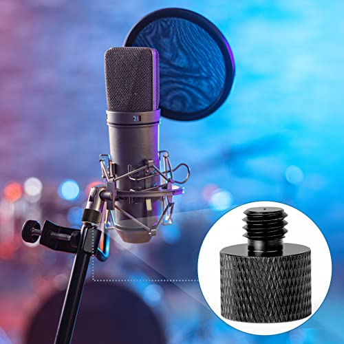 ChromLives Mic Stand Adapter 3/8 Female to 5/8 Male Microphone Stand Adapter and 5/8 Female to 3/8 Male Mic Thread Adapter for Blue Yeti Snowball Boom Arm Mic Stand Mount to Tripod, Combo 8 Pack by ChromLives - Image 5