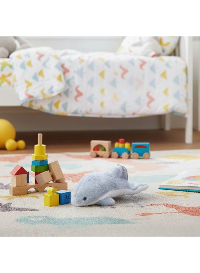 DANUBE HOME 30 cm Grey Plush Dolphin Soft Toy – Elegant & Soft Stuffed Animal, Cuddly Marine Plush, Great for Kids, Bedroom & Playtime Friend - Image 2