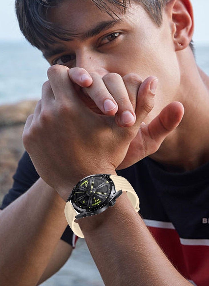 Perfii 3pcs Watchband Bundle Compatible with all Samsung, Huawei, Amazfit, Fitbit and Honor with 22mm band size - Image 3