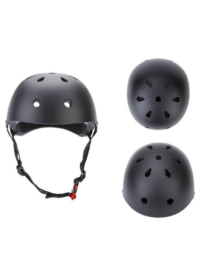 Protective Gear Set 7 in 1 Knee Elbow Pad Wrist Guard Helmet Multi Sports Safety Protection for Kids  - Image 3