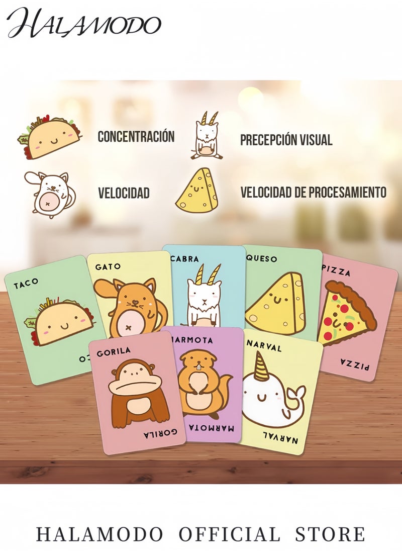HALAMODO Taco Cat Goat Cheese Pizza Card Game for Boys and Girls Ages 8+ Fun Social Party Game for 2-8 Players Quick and Easy to Learn 10-15 Minutes of Play  - Image 3