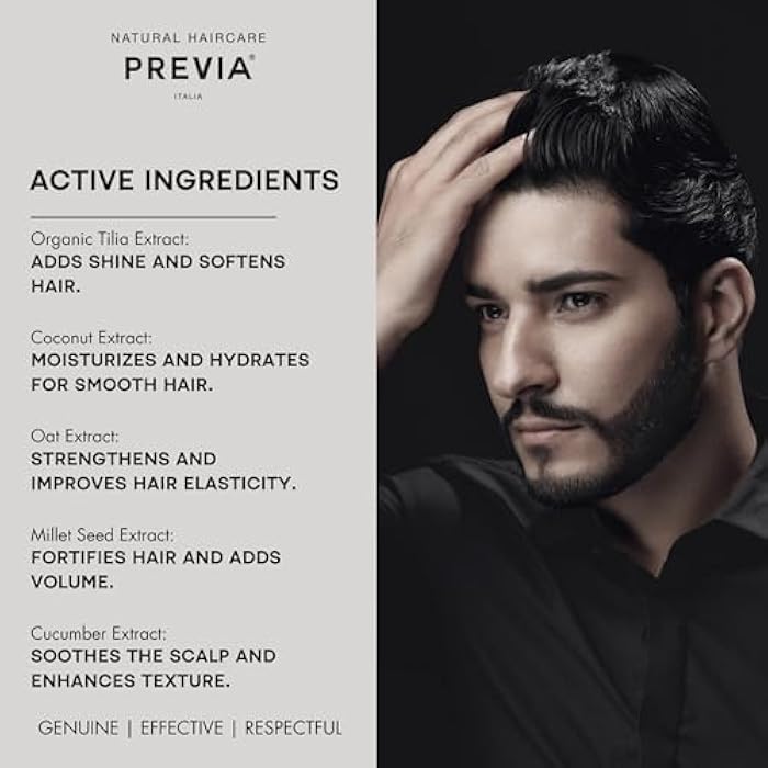 PREVIA Volumising Bodifying Conditioner | Adds Volume & Moisture for Fine Hairb | Vegan Natural Ingredients | Organic Tilia & Coconut Extract | Sustainable Packaging | 33.8 oz - Image 3