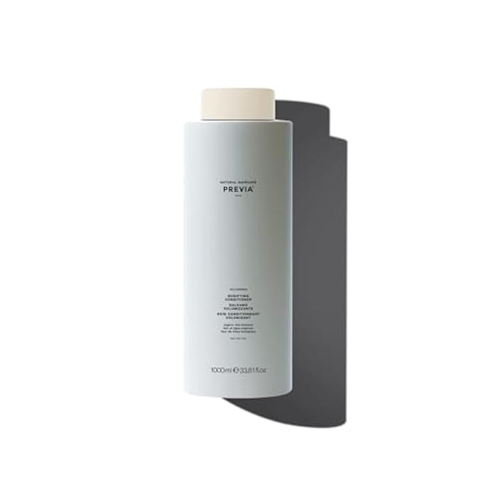 PREVIA Volumising Bodifying Conditioner | Adds Volume & Moisture for Fine Hairb | Vegan Natural Ingredients | Organic Tilia & Coconut Extract | Sustainable Packaging | 33.8 oz - Image 1