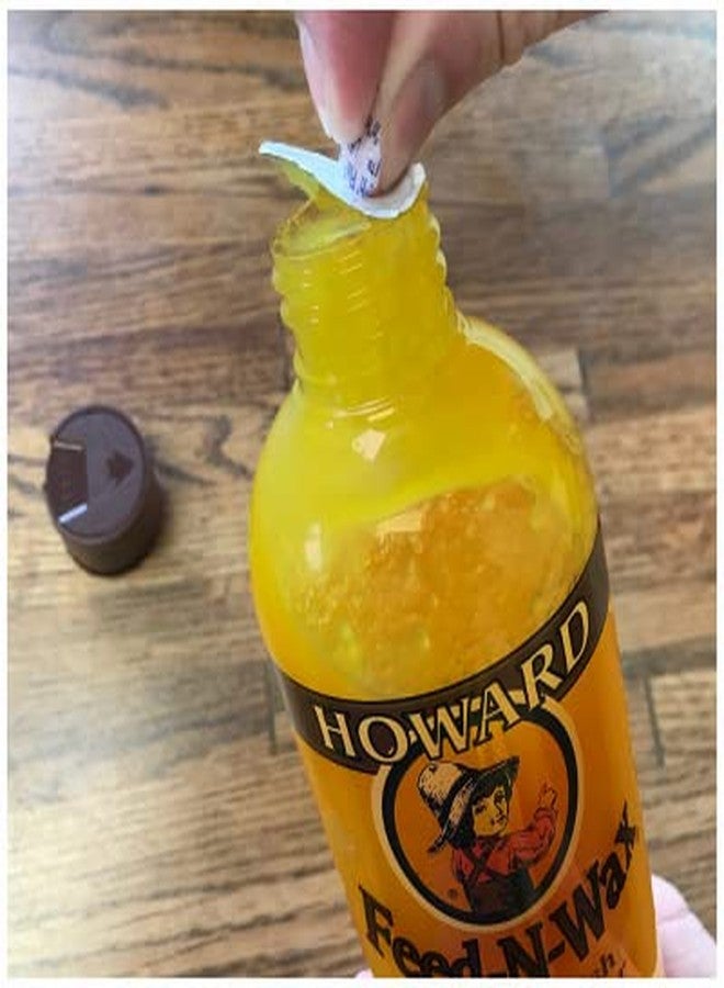 Howard Orange Oil Wood Polish and Howard Feed-N-Wax Wood Polish and Conditioner, Bundled with Steel Wool - Image 5