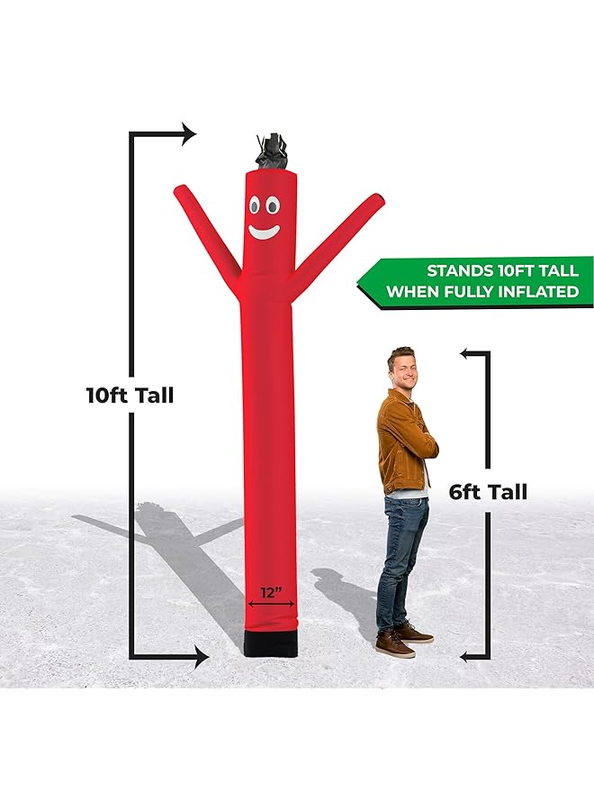 إيروريكس ملحق أنبوبي قابل للنفخ لراقصي الهواء، بطول 10 أقدام (لا يشمل المنفاخ) - Image 3