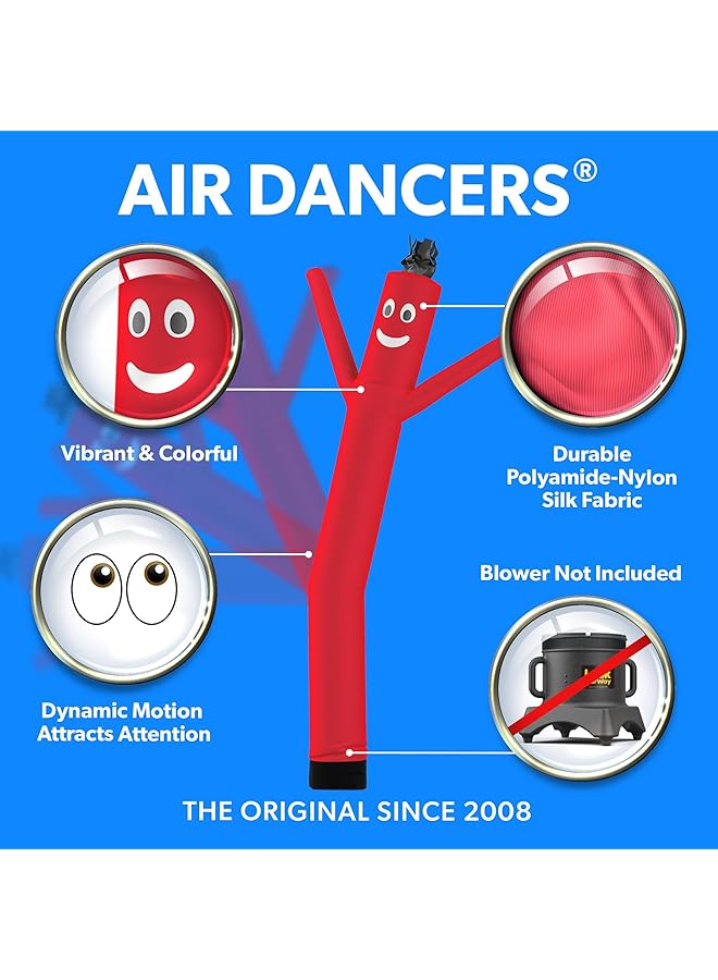 إيروريكس ملحق أنبوبي قابل للنفخ لراقصي الهواء، بطول 10 أقدام (لا يشمل المنفاخ) - Image 2