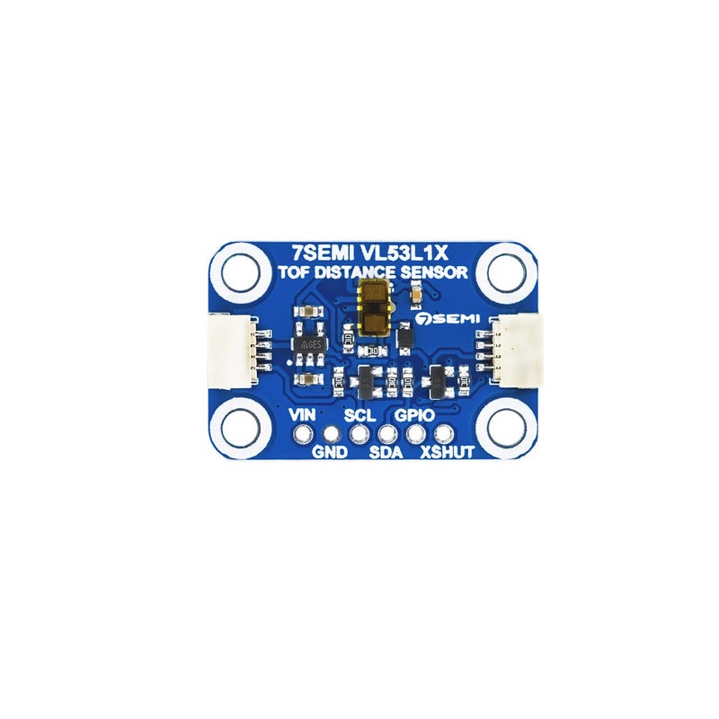 7SEMI VL53L1X ToF Distance Sensor Breakout | 4m High-Precision Laser Ranging Module | I²C Interface, 3.3V–5V Supply | Millimeter Resolution, Compact Board for Robotics, Drones & IoT Projects - Image 2