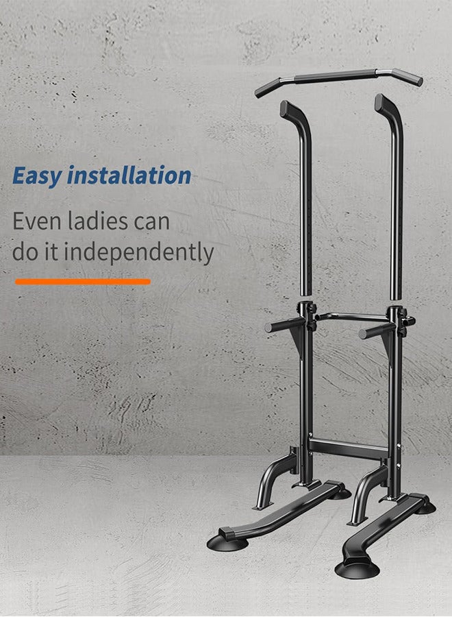 Power Tower Pull Up and Dip Station Adjustable Height Dip Stand Home Strength Training Fitness Workout Station - Image 5