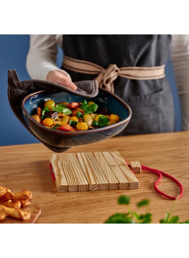 erorex Pot Stand, Extendable Bright Red/Pine, 16-32X20 Cm - Image 2