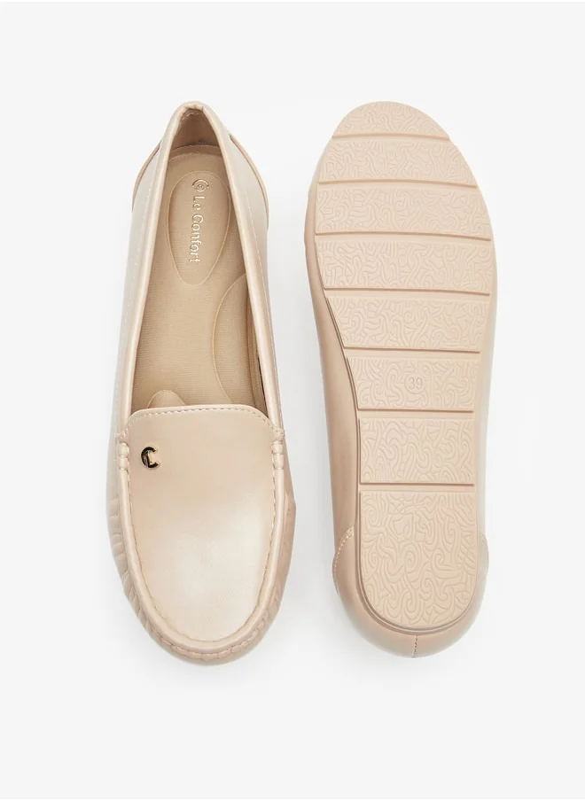 Le Confort Textured Slip-On Loafers