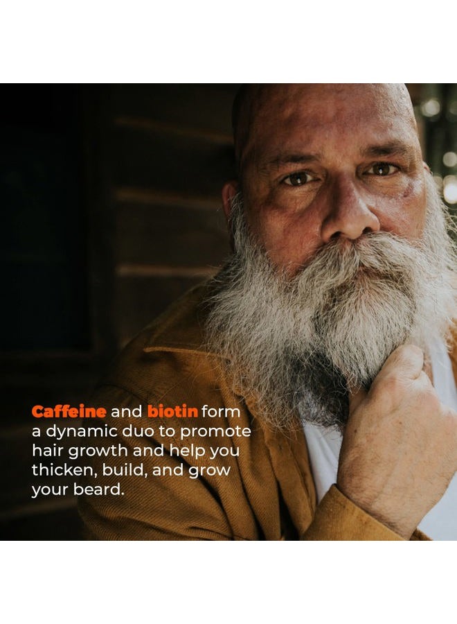 Wild Willies PROGRO Beard Growth & Revitalizing Shampoo with Biotin & Caffeine for Facial Hair Growth, Hydration & Softener, Beard wash for men, 4oz - Image 3