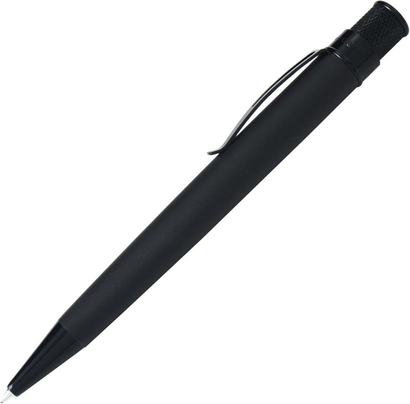 Retro 51 Tornado Deluxe Black Stealth Rollerball Pen - VRR-1701 - Image 1