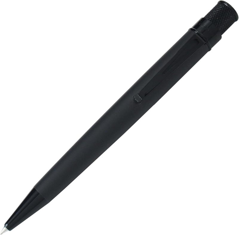 Retro 51 Tornado Deluxe Black Stealth Rollerball Pen - VRR-1701 - Image 2
