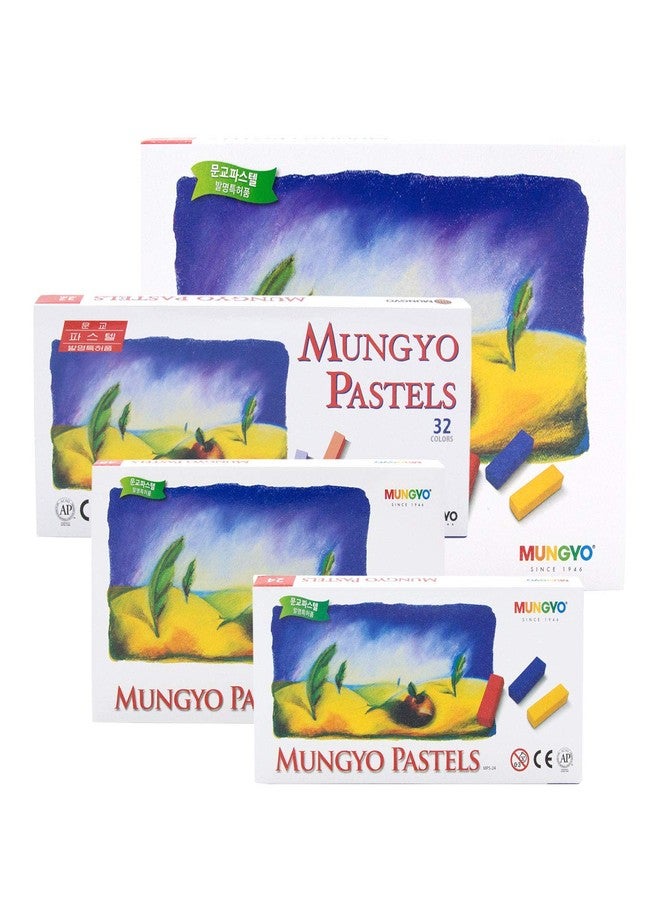 MUNGYO Non Toxic Square Chalk, Soft Pastel, 32 Colors - Image 5