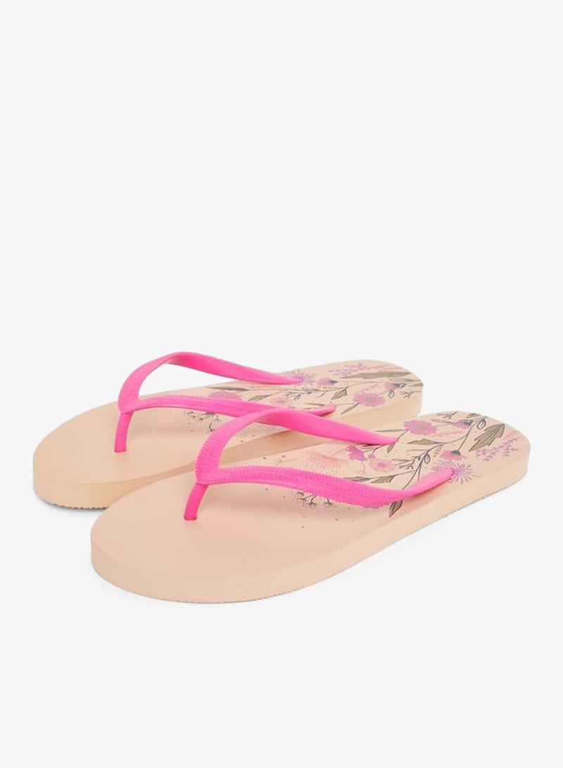 Styli Floral Print Flip Flops - Image 2