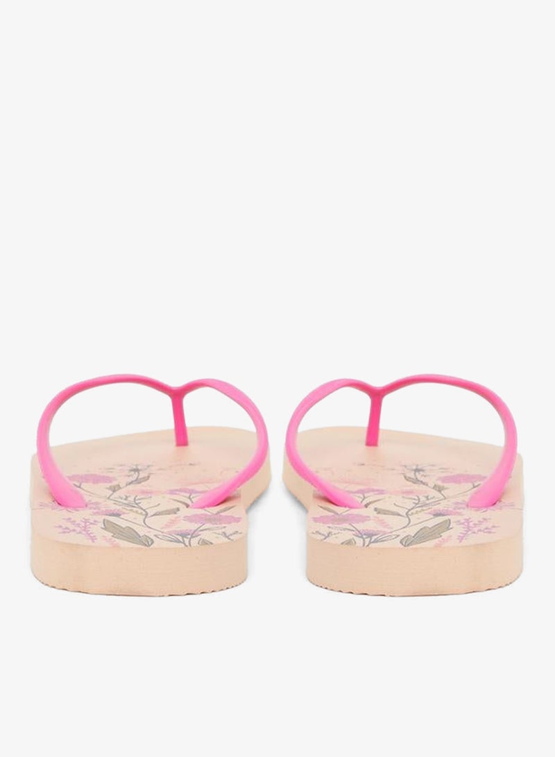 Styli Floral Print Flip Flops - Image 4
