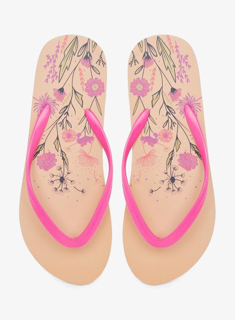 Styli Floral Print Flip Flops - Image 5