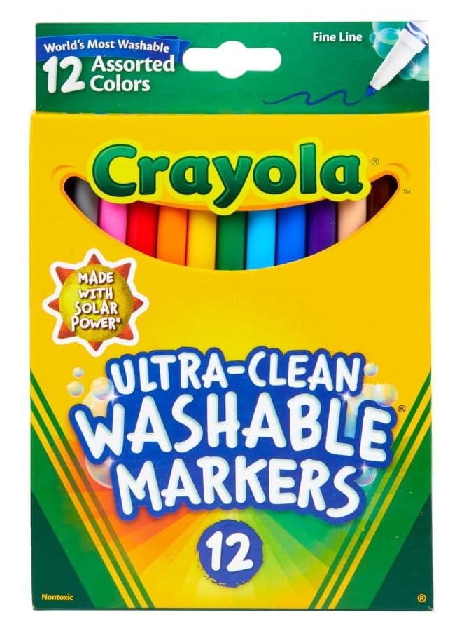 Crayola 12 Ct. Ultra Clean Washable Colormax Markers 1 Of Piece - Image 1