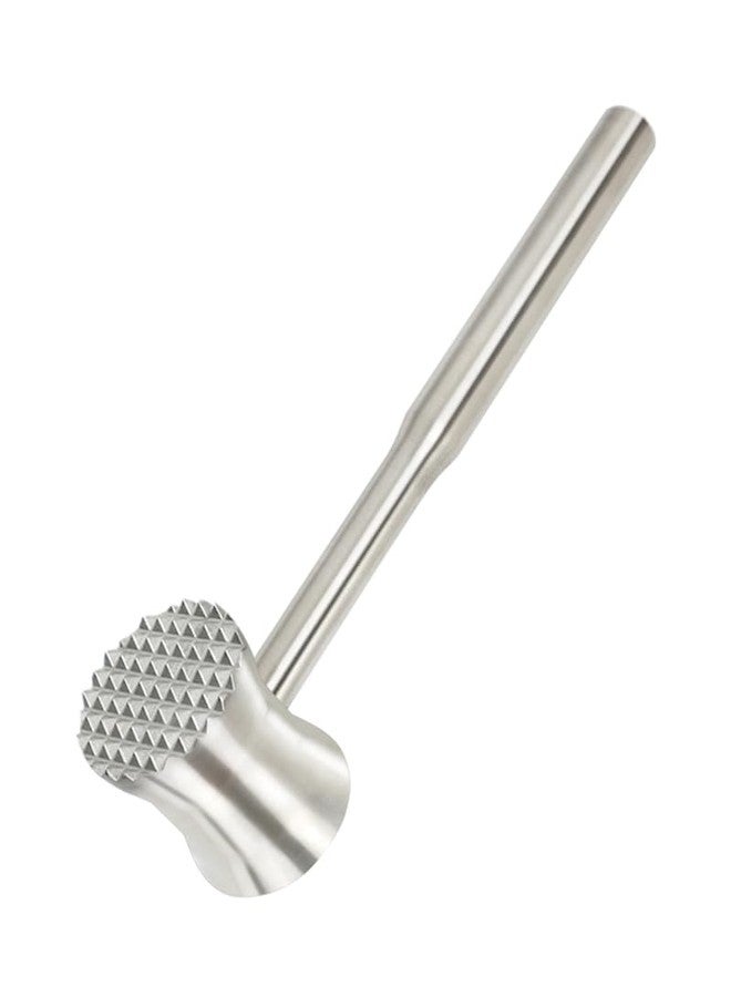 Brigii Meat Tenderizer Tool, 304 Stainless Steel Meat Mallet, 0.8lb Heavy Duty, 2 in 1 Meat Pounder for Beef, Steak, Chicken, Lamb, Dishwasher Safe - Image 1