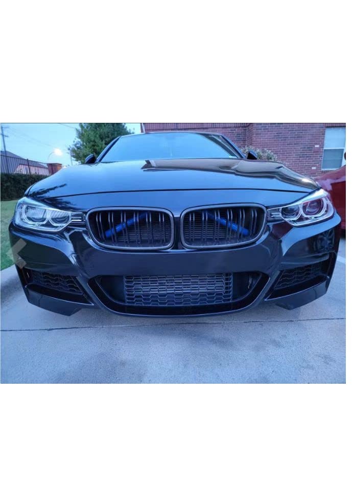 KASTWAVE 2pcs Grille Insert Trims Stripe, Compatible with M Sport V Barce Grill Insert Trim for Bmw F20 F30 G30, Grille Strips for Bmw Series 2 3 5 328i 535i (blue) - Image 5