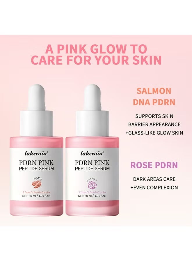 lakerain PDRN Pink Peptide Serum , Anti-Aging Repair, Skin Elasticity Boost, Radiant Complexion, Hydrating, Niacinamide with Multi-Peptide Complex (#1 Salmon DNA PDRN) - Image 3