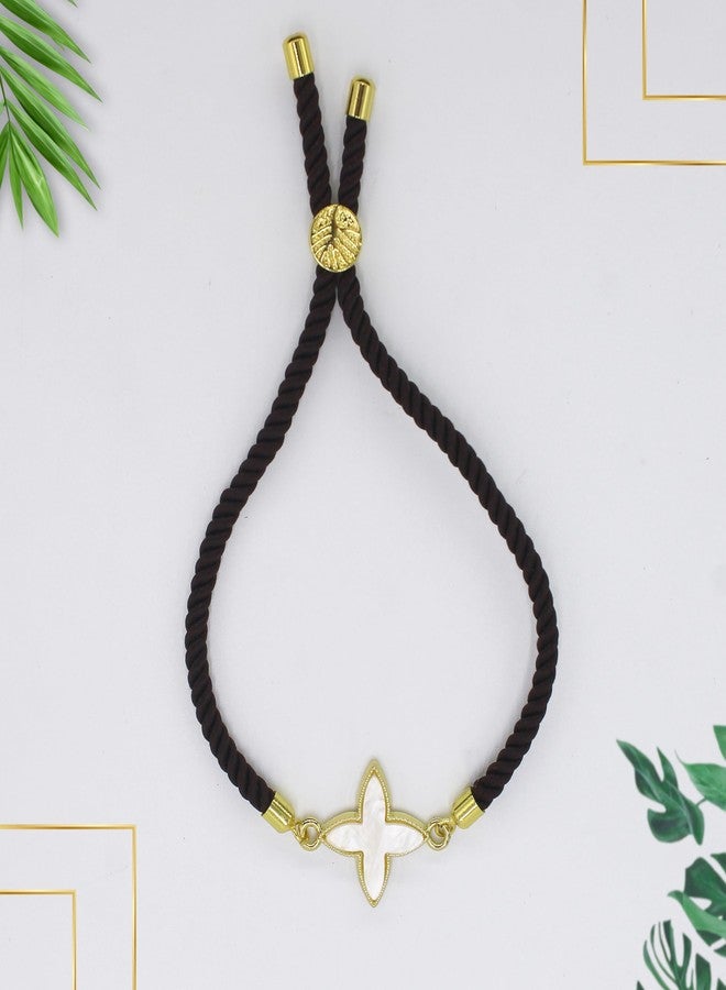 ARTIFICIAL TREE Black White Beautiful Flower Bracelet For Women & Girls 1 Piece (AT GIRLS BRCT 066) - Image 2